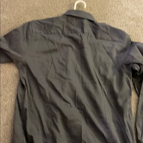 High quality gray button down 100% cotton - Picture 6 of 8